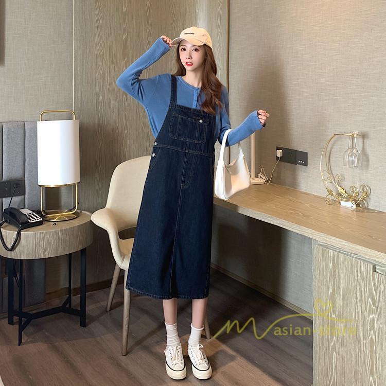 オーバーオール サロペット | デニムサロペットスカート レディース 40代 春夏 デニムワンピース レディス ボトムス ジャンバースカート カジュアル 無地 サロペット ストレート 着痩せ