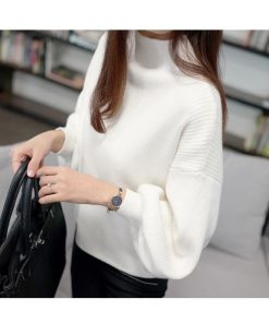ニット・セーター | ニット レディース ショート丈 パフスリーブ セーター トップス 可愛い 通学通勤 インナー ニットセーター 柔らかい 秋冬 ストレッチ パフスリーブニット