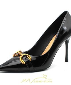 パンプス | 入園式 ハイヒール ヒール 黒 ピンヒール 卒業式 入学式 レディース おしゃれ ヒール 9.5cm ポインテッドトゥ 就職 お仕事 通勤 オフィス リクルート