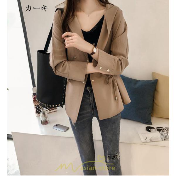 コート・ジャケット | ジャケット レディース 春 50代 40代 30代 20代 秋 カジュアル フード付き 春秋コート ロングコート 無地 コート コーデ 長袖 秋服 お洒落 秋 ロング丈