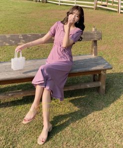 マキシ | ワンピース レディース 夏 40代 きれいめ 膝丈ワンピース 夏 半袖 ワンピ フリル ロング丈ワンピ オシャレ 着痩せ 新作 お出かけ カジュアル 通勤通学 上品 春物