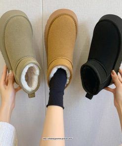 ブーツ | ムートン美脚 脚長 ショート無地 疲れない 靴 保温 レディース 暖かい もこもこ ふわふわ 履きやすい 秋冬 歩きやすい オシャレ 快適 柔らかい