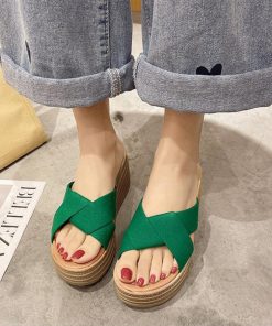 サンダル | 厚底ウエッジソール 韓国風