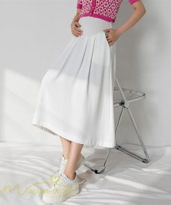 スカート | マタニティAライン マタニティウェア 春 夏 秋 無地 Aラインマタニティ 妊婦 ひざ下丈 ウエスト調整 着痩せ ゆったり 送料無料