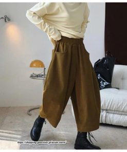 ワイドパンツ | バルーンパンツ コクーンパンツ パンツ ボトムス レディース 夏秋物 ロングパンツ 九分丈 ウエストゴム 通学通勤 20代50代 無地 大人 ボールパンツ