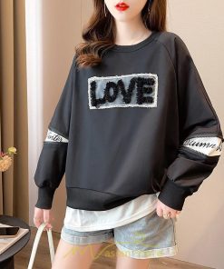 パーカー | トレーナー Tシャツ ロングT 切り替え スウェット トップス レディース 秋 冬 春 コーデ カジュアル お出かけ 丸ネック 可愛い ゆる 体型カバー