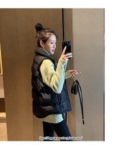 コート・ジャケット | 中綿ベスト レディース ダウンベスト 痩せ着 シンプル ショート丈 ダウンコート 秋 冬 暖かい 防寒着 大きいサイズ アウター おしゃれ