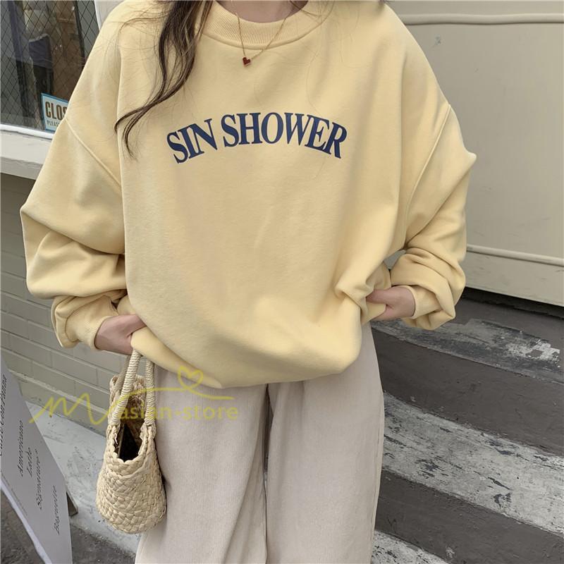 パーカー | トレーナー レディース 長袖トレーナー ゆったり トップス プルオーバー 40代 50代 英字 秋冬コーデ スウェット カジュアル 20代 30代 Tシャツ お出かけ