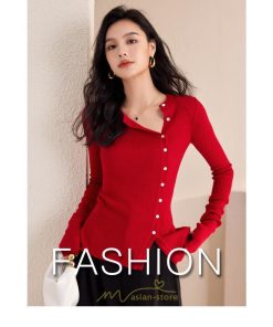 シャツ・ブラウス | ニットシャツ 長袖 ゆったり シャツ ブラウス トップス 体型カバー レディース 春秋 シンプル オシャレ 20代30代40代50代 ナチュラル カジュアル 着痩せ