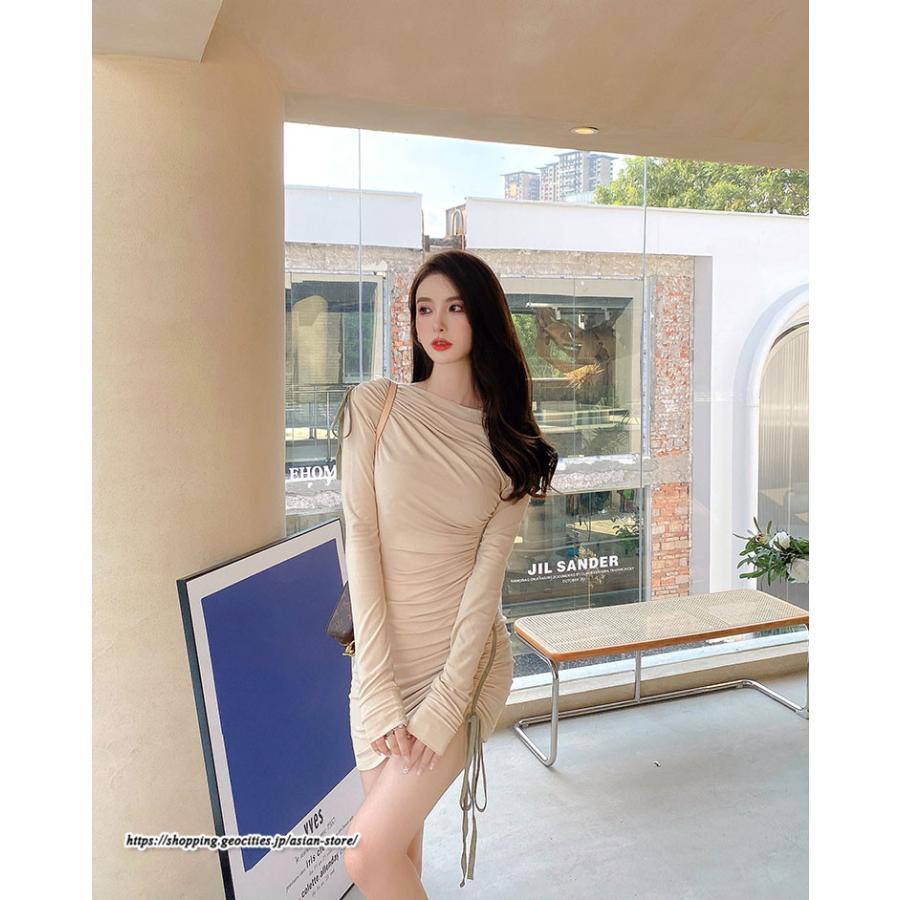 タイト | セクシーワンピース 二次会ワンピース 上品 高級感 ワンピース 長袖 タイトワンピース スリム 美ライン フォーマル オフィス お呼ばれワンピース 結婚式 通勤
