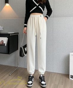 チノ・テーパード・ジョガー・スキニーパン | パンツ テーパードパンツ レディース 秋 冬 ロング丈 おしゃれ 着痩せ ウエストゴム 通勤 通学 スウェットパンツ ボトムス 韓国風 ロングパンツ 秋冬コーデ