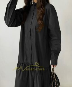 マキシ | シャツワンピース ワンピース 秋 春 レディース ロングワンピース 長袖 ロング丈 マキシ丈 体型カバー 無地 ゆったり 着痩せ 30代 40代 カジュアル 50代 夏物