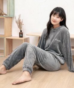 インナー・ルームウェア | フリースパジャマ 上下セット レディース