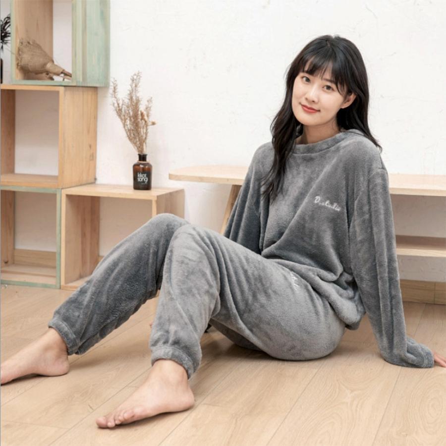 インナー・ルームウェア | フリースパジャマ 上下セット レディース