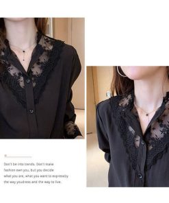 シャツ・ブラウス | レディース 長袖 シャツ シャツ カットソー 大人セレブ おしゃれ韓国ファッション 春秋新作 刺繍 トップス レースブラウス ブラウス