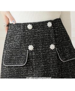 スカート | ミニレディース Aライン タイト ショート丈 キュロットラシャ 暖か カジュアル お出かけ 韓国風 2022秋冬 着回し 通勤 新作