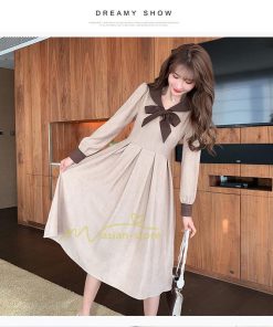 ミディアム | ワンピース レディース おしゃれ ロングワンピ 40代 50代 膝丈ワンピース 韓国風 着痩せ 大人可愛い 通勤 秋服 カジュアル 春夏 20代30代 レトロ風 上品 二次会