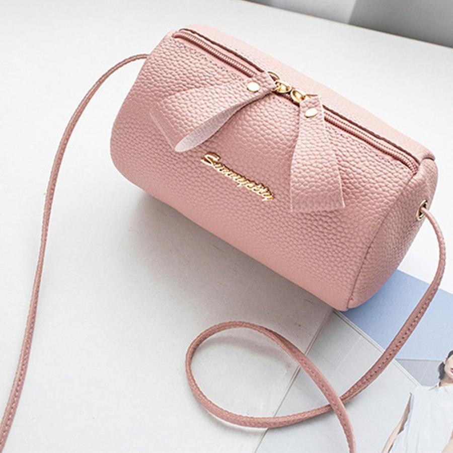 ショルダーバッグ | ミニ ドラムバッグ レディース かわいい 小さめ ロールバッグ