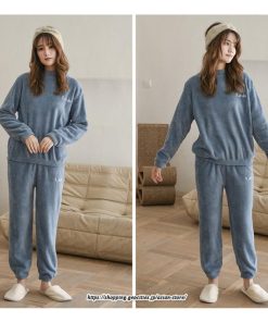 セットアップ | ルームウェアルームウェア秋冬 ボアルームウェア レディース 部屋着 パジャマスーツ ナイトウェア 暖か ナイトウェア 50代 20代 30代 40代