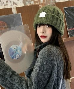 ニット帽 | ケーブル編み ニット帽子 レディース秋冬