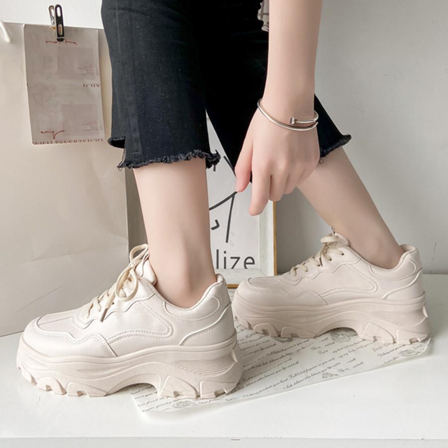 シューズ | 厚底スニーカー レディース ローカット