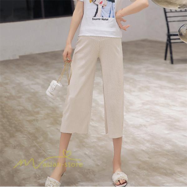 パンツ レギンス | マタニティパンツ レディース ボトムス 無地 きれいめ ママ サマー 大きいサイズ ローウエスト ワイドパンツ 体型カバー お出かけ 春 上品 マタニティウェア 秋