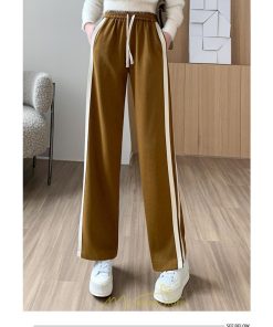 チノ・テーパード・ジョガー・スキニーパン | スウェットパンツ レディース コーデ ボトムス ワイドパンツ 美脚 ハイウェスト スリム 着痩せ ロング 送料無料 サイドライン お出かけ 部屋着 美脚 脚長