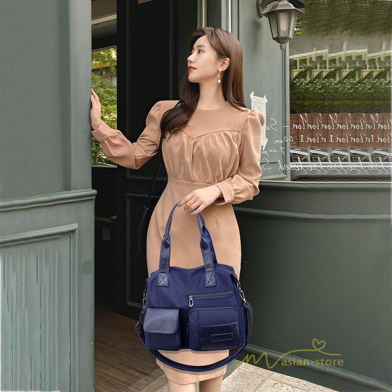 女性用バッグ | ショルダーバッグ レディース 斜めがけ 女の子 軽量 多収納 無地 肩掛けバッグ ママバッグ 2way 大人っぽい カジュアル 旅行 買い物 仕事 通勤 オフィス