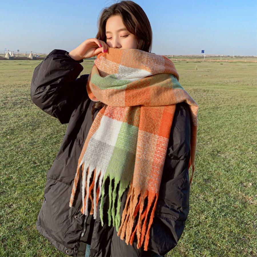 マフラー | チェック柄 ストール レディース 大判