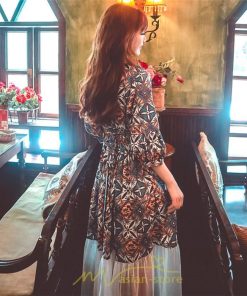 マキシ | 夏秋ワンピース チュール レディース マキシワンピース ロングワンピース パーティー 二次会 痩せて見える 七分袖 Vネック ピンク ハイウエスト 鎖骨 黒