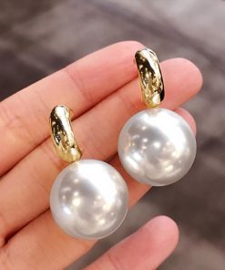 その他アクセサリー | 大粒パールピアス レディース 上品耳飾り