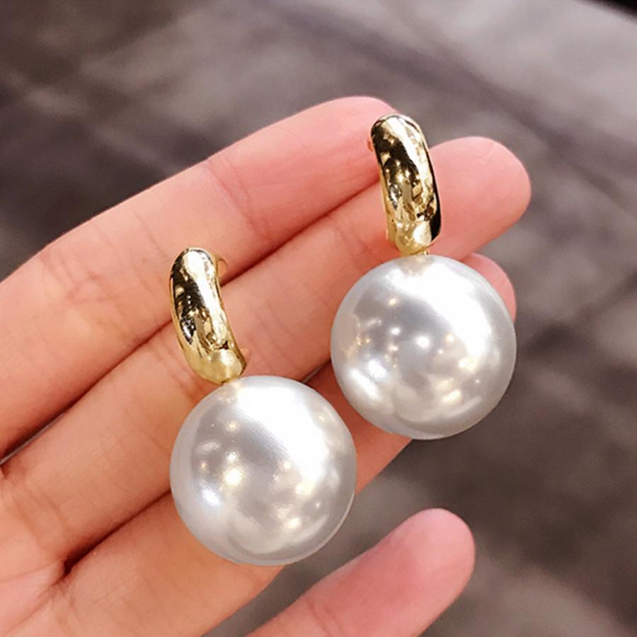 その他アクセサリー | 大粒パールピアス レディース 上品耳飾り