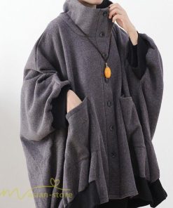 チェスターコート | コート レディース アウター ワイドコート 不規則 秋冬 40代 30代 ロング丈 フリーサイズ 秋新作 厚手 大人 トレンド 長袖 50代 ゆるコート