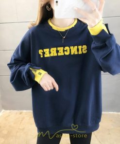 パーカー | トレーナー Tシャツ レディース 長袖 切り替え スウェット ゆったり 韓国風 トップス カジュアル 体型カバー 可愛い お出かけ 楽チン 通勤 通学