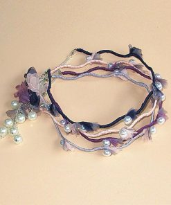 ネックレス | 2way ヘッドバンド 髪飾り カチューシャ パール レディース 女性 ヘアアクセサリー ヘアバンド 花モチーフ チャーン付き