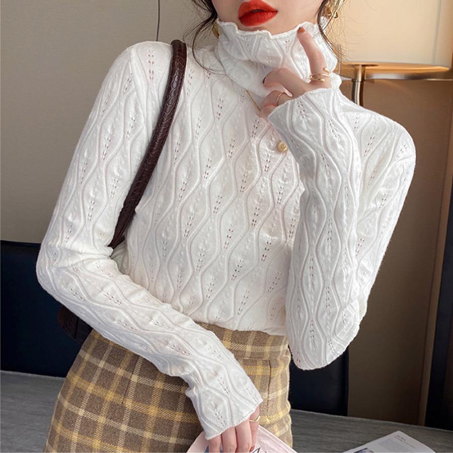 ニット・セーター | ハイネックニットトップス レディース秋冬