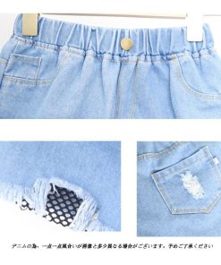 (子供)その他 | キッズ ダメージ デニムショートパンツ
