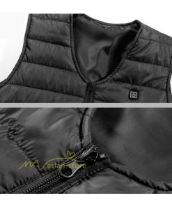 電熱ベスト | ヒーターベスト ヒーター内蔵ベスト メンズ レディース ヒートベスト USB給電 バッテリー給電 トレンド 冷え性に対応 通勤 防寒ベスト 3段温度調整