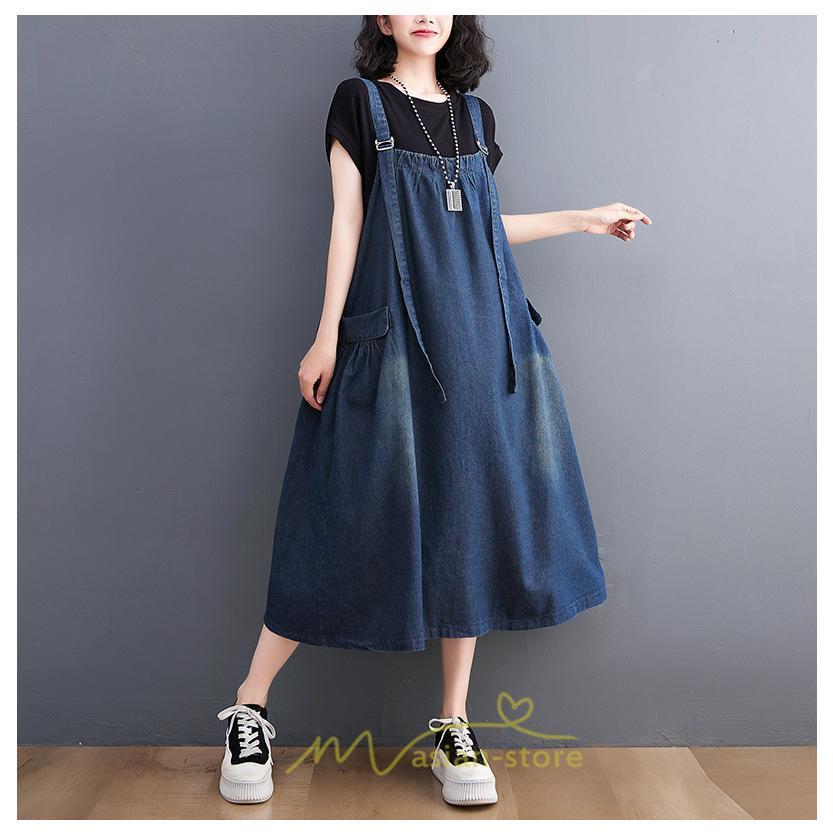 オーバーオール サロペット | デニム サロペット スカート オーバーオール ジャンパースカート レディース ワンピース 春 夏 秋 冬 20代 30代 大きいサイズ おしゃれ 40代 50代