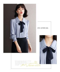 シャツ・ブラウス | シャツ ブラウス シフォンブラウス トップス 長袖 レディース きれいめ オフィス リボン 通勤 通学 オシャレ ナチュラル 可愛い 上品 2022 キレイめ 秋服