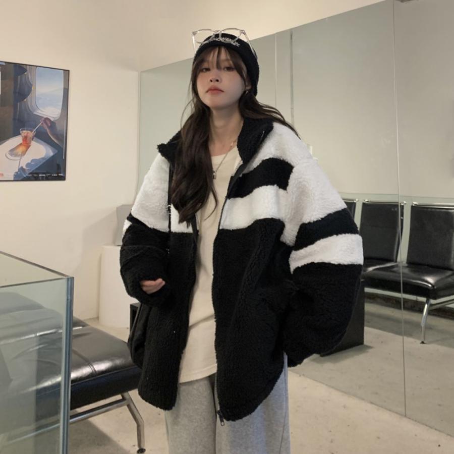 ジャケット・ブルゾン | ボアジャケット ジップアップ レディース