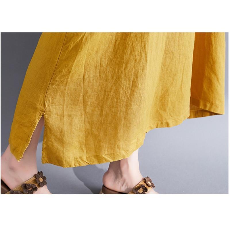 マキシ | キャミソールワンピース リネンワンピース ロングワンピース Aラインワンピース ワンピース キャミソール 大人 20代30代 無地 通学通勤 可愛い 夏秋物