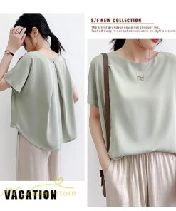 ｔシャツ・カットソー | Tシャツ レディース 半袖 カットソー ブラウス 着痩せ 無地 半袖Tシャツ クルーネック フリーサイズ 40代 可愛い 柔らか 通勤 通学 30代 着回し 20代 トップス