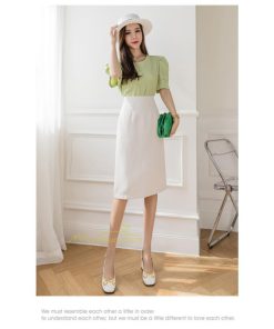 スカート | ロングスリット入り タイトレディース 膝下丈 大人 オフィス 20代 30代 40代 OL 仕事用 ビジネス 通勤通学 無地人気 着痩せ カジュアル 上品