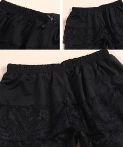 スカート | ショートパンツ インナーウェア 下着 インナーパンツ レースフリル ペチパンツ フリーサイズ カジュアル セクシー 柔らかパンツ ふりふりレース