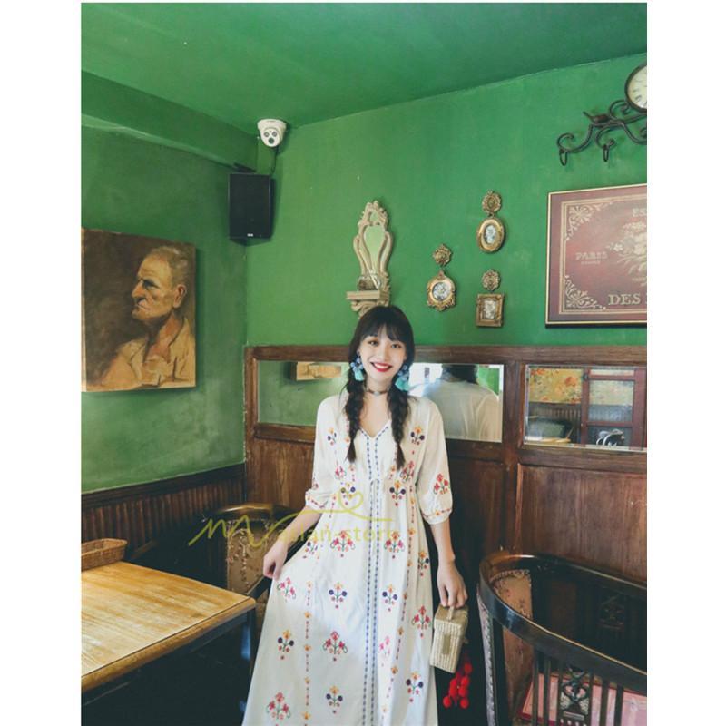 マキシ | ロングワンピース ワンピース ロングワンピ レディース マキシ丈 ワンピ Aライン 体型カバー 無地 ゆったり おしゃれ きれいめ 夏 上品 ボヘミア風 30代 40代