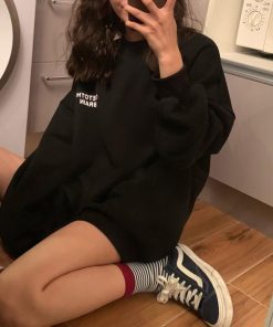 パーカ | 裏起毛 オーバーサイズ プルオーバー 体型カバー 長袖 トップス トレーナー スウェット レディース