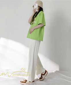 パンツ レギンス | パンツ マタニティパンツ レディース ワイドパンツ サマー 夏 ゆったり 薄手 カジュアル おしゃれ 大きいサイズ 体型カバー 上品 無地 マタニティウェア リブ