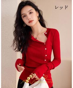 シャツ・ブラウス | ニットシャツ 長袖 ゆったり シャツ ブラウス トップス 体型カバー レディース 春秋 シンプル オシャレ 20代30代40代50代 ナチュラル カジュアル 着痩せ