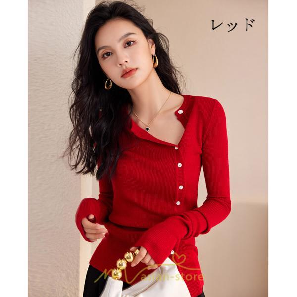 シャツ・ブラウス | ニットシャツ 長袖 ゆったり シャツ ブラウス トップス 体型カバー レディース 春秋 シンプル オシャレ 20代30代40代50代 ナチュラル カジュアル 着痩せ